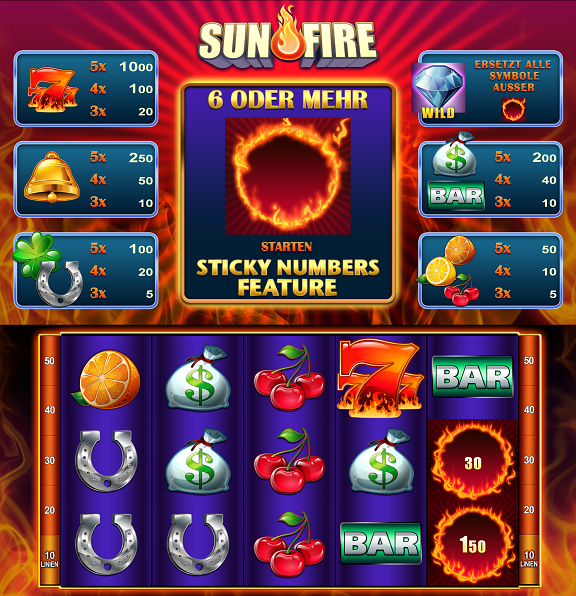 Sun Fire (05/19) BALLY WULFF Games & Entertainment GmbH Sun Fire (05/19) BALLY WULFF Games & Entertainment GmbH